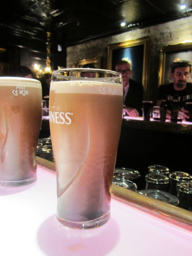 Two glass of beer.