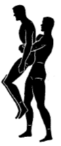 Army physical training Gorilla waist carry.